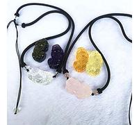 ,Feng Shui Wealth Necklace/Pi Yao Dragon Avatar Necklace Adjustable Chakra Gemstone Crystal Amulet for Money Good Luck Couple Men Women