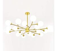 Feng Shui， YRYRYW Branches LED Ceiling Light Fixtures For Living Room Dining Room Bedroom, Magic Bean Molecular Chandelier, Sputnik Chandelier,G9 Luxury During Light-Black. 12 head Household faucets