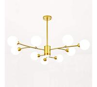 Feng Shui， YRYRYW Branches LED Ceiling Light Fixtures For Living Room Dining Room Bedroom, Magic Bean Molecular Chandelier, Sputnik Chandelier,G9 Luxury During Light-Black. 12 head Household faucets