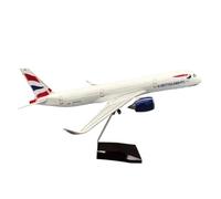 Feng Shui， ZWCHGJ 1 130 Scale For 47CM Airplane Airbus A350 A BRITISH With LED LightDiecast Resin Plane Model Collection Display Hobby Playgame Kit