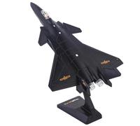 Feng Shui， ZWCHGJ For J-20 Alloy Stealth Fighter Aircraft Airplane Model Simulation Metal Battle Plane Playkits(Gray retail box)