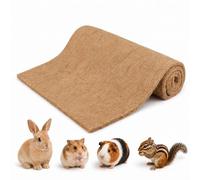 Fengaim Hemp Mats for Rodents - Size 100 cm x 40 cm, 1000 GSM Thick Rodent Rug, Biodegradable Rodent Mat for Rabbits, Guinea Pigs, Hamsters, Small Animals
