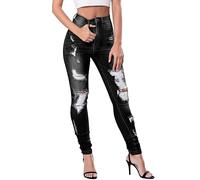 Fengbay High Waist Jeans for Women,Stretch Skinny Ripped Jeans Denim Pants | Ladies Trendy Butt Lift Slim Fit Jeans,Soft Stretch Cotton Denim,Machine Washable for Daily Casual Wear