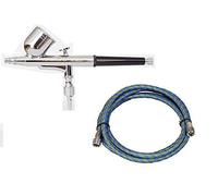 FENGDA FE-130 Airbrush, 0.3 mm, Silver, Handheld, Plastic, 1.8m Hose, Air Powered, PUMP_SPRAYER, Painting