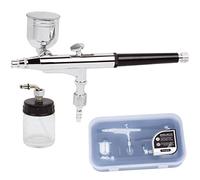 Fengda Performance BD-134 Pro Set Multi-Purpose Dual-Action Side Feed Airbrush with 0.30mm Nozzle Set, Side & Siphon Cups