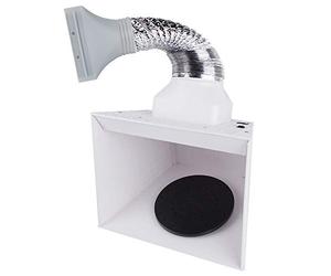 Fengda Portable Airbrush Hobby Spray Booth Spray Box BD-515 with LED Lights & Turntable for Spraying Models, Arts, Crafts, Cake Decorating, Make-up, Nail, handicrafts,etc