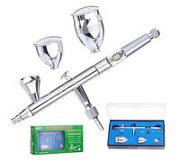 FENGDA Professional Airbrush Gravity Feed Double Action 0,8mm Nozzle 3 Cups