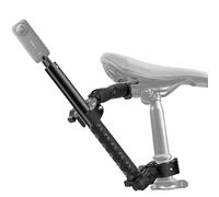 FengEdge Aluminum Bike Motorcycle Tail Mount Kit for Insta360 X5 X4 X3 Action OSMO 360 Go Pro with 47" Invisible Selfie Stick, Rotating Lock, Heavy Duty Clamps, Dual Ball Mounts