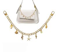FengFaer Purse Charms, Sea Star Shell Bag Charms for Handbags, Purse Keychain, Bag Charm Chain，Keychains for Women