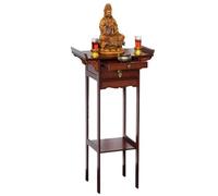 FENGFAUU Buddhist Altar Table, Altar Cabinet, Personal Shrine Altar Table, Altar Table with Storage, Meditation Prayer Desk,Chinese Cabinet Pedestal Offering Table(70CM/27.6IN)