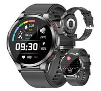 FENGFAUU Men ECG Monitor Smart Watch, Non-Invasive Health Monitoring Smartwatch Fitness Tracker With ECG+PPG HRV Blood Pressure, Temperature, Blood Oxygen, Heart Rate And Sleep Monitor