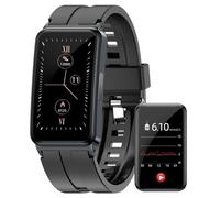 FENGFAUU Non-invasive GLUOOSE Test Smart Watch, ECG+PPG+HRV Monitoring, 24-hour Blood Pressure Detection, Heart Rate/Body Temperature Meter Fitness Tracker (Black)