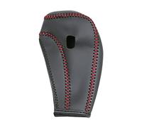 FENGFENG TRUSTTWO Gear Covers Case Compatible With Ssang Yong Korando Actyon 2014 Automatic Shift Collars Genuine Leather Hand-stitched Cover The Name : Red line