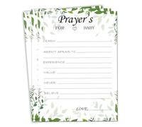 FENGHERUIA 100Pack Prayers For Baby Cards 4×6 inch Baby Shower Prayer Cards Baby Christening Cards For Baby Shower, First Birthday,Christening or Special Occasion
