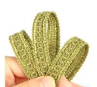 Fenghuangwu 13 Yard Handmade Basic Trim 1.3 cm/0.51 Inch Diameter Gimp Braid for DIY Décor (Green)
