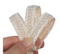 Fenghuangwu 13 Yard Handmade Basic Trim, 1.5 cm/0.59 Inch Diameter Gimp Braid for DIY, Décor…Beige