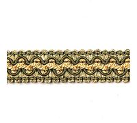 Fenghuangwu 6.5 Yard Handmade Basic Trim 2 cm/0.78 Inch Diameter Gimp Braid for DIY Décor (Green)