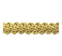 Fenghuangwu Braid Trim 1/2 inch 13.6 Yards French Gimp Basic Sewing Polyester DIY Crafts Costume Home Decorative (Gold)