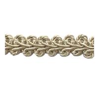 Fenghuangwu Braid Trim 1/2 inch 13.6 Yards French Gimp Basic Sewing Polyester DIY Crafts Costume Home Decorative (Beige)