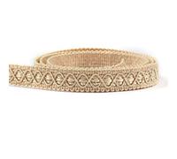 Fenghuangwu Braid Trim 10 Yard Handmade Basic Trim 1.5 cm/0.59 Inch Diameter Gimp Braid for DIY Décor (Beige)