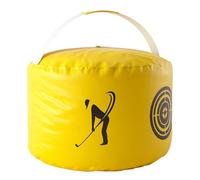 FENGJINGJIACHENG Golf Impact Bag, Golf Smash Bag Impact Trainer Swing Training Aids Power Golf Practicing Bag for Impact Golf Training, The Trainers (Yellow)