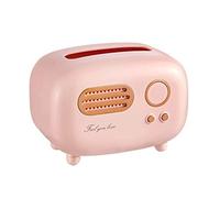 FENGJISUN Tissue Dispenser Lovely Tissue Box Multifunction Holder Creative Home Napkin For Bathroom Bedroom Or Living Room Or Office Napkin Holder Dining Room(Pink)