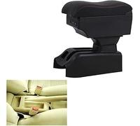 FENGJP Car Leather Armrest Box for VW Golf 4 MK4 1999-2004, Car Centre Console Storage Box Car Multi function Adjustable Handrail Arm Rest Box