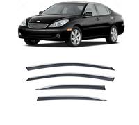 FENGJP Car Window Wind Deflectors for Lexus ES XV30 2002-2005, Window Wind Deflector Visor Rain Smoke Guards Automotive Accessories