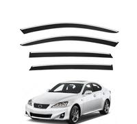 FENGJP Car Window Wind Deflectors for Lexus IS XE20 2006-2013, Window Wind Deflector Visor Rain Smoke Guards Automotive Accessories