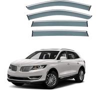 FENGJP Car Window Wind Deflectors for Lincoln MKX MK2 2016-2018, Window Wind Deflector Visor Rain Smoke Guards Automotive Accessories