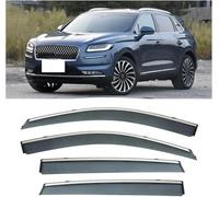 FENGJP Car Window Wind Deflectors for Lincoln Nautilus 2021, Window Wind Deflector Visor Rain Smoke Guards Automotive Accessories