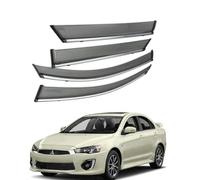 FENGJP Car Window Wind Deflectors for Mitsubishi LANCER EX MK9 2008-2016, Window Wind Deflector Visor Rain Smoke Guards Automotive Accessories