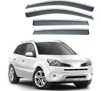 FENGJP Car Window Wind Deflectors for Renault Koleos HY 2006-2016, Window Wind Deflector Visor Rain Smoke Guards Automotive Accessories