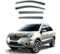FENGJP Car Window Wind Deflectors for Renault Samsung QM5 MK1-HY 2007-2016, Window Wind Deflector Visor Rain Smoke Guards Automotive Accessories