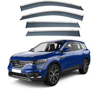 FENGJP Car Window Wind Deflectors for Renault Samsung QM6 MK2-HC 2017-2023, Window Wind Deflector Visor Rain Smoke Guards Automotive Accessories