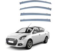FENGJP Car Window Wind Deflectors for Renault Scala Sedan MK2-N17 2012-2017, Window Wind Deflector Visor Rain Smoke Guards Automotive Accessories