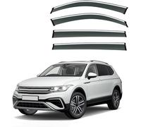 FENGJP Car Window Wind Deflectors for VW Tiguan Allspace(7seat) MK2 2017-2023, Window Wind Deflector Visor Rain Smoke Guards Automotive Accessories