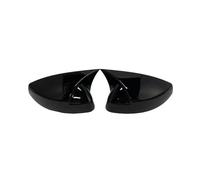 FENGJX Rearview Side Mirror Cover Wing Cap for Audi A3 S3 RS3 8V 2013-2020 1 Pair Glossy Black Paste Overlay StickerDoor Mirror Cover Left Right Side Mirror Caps Replacement,Gloss Black