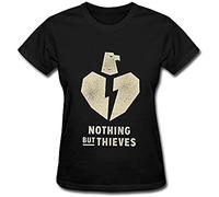 fenglaile Donna'S Nothing But Thieves T Shirt Black M