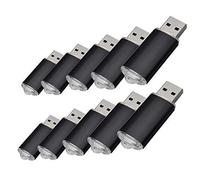 Fenglangrong FLR-1235 100PCS 128MB USB Flash Drive USB 2.0 Memory Stick Memory Drive Pen Drive (128MB, Black)