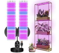 FenglinWisdom Grow Light for Indoor Plants, USB LED Grow Lamp, Waterproof Grow Light with 3/6/12H Timer Switch for Indoor Plants Seeding Veg Flower Growing Lamp