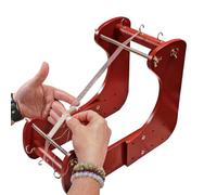 fengminmaoyi Bead Loom | Adjustable Standing Beading Tool | Belt Making Loom Set - for DIY Enthusiasts Beginners Adults Women Girls Art Students Professionals Home Craft Room Workshop