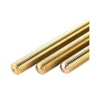 fengpeng Copper Full Thread Bar Screw Brass Threaded Tooth Strip, Rod M4 M5 M6 M8 M10 Length 30~500mm (60mm,M10 (1Pcs))