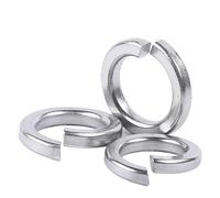 fengpeng GB93 DIN127 Stainless Steel 304 Gasket Ring Spring Lock Washer Split M1.6 M2 M3 M4 M5 M6 M8 M10 M12 M14 M16M18M20 M22~M33(M10 (50Pcs))