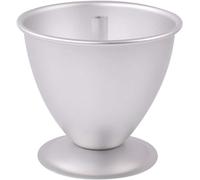 FengQingHuaGG Doll Cake Tin,Semicircle Princess Doll Shape Aluminum Cake Tin,Decoration Baking Mold Tools (7inch)