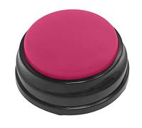 FengQingHuaGG Voice Recording Button,Colorful Recordable Dog Communication Button,Pet Training Command Buzzer,Funny Gift for Study Office Home (Rose Red)