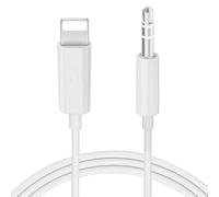 FENGRUI 1PCS Aux Cable for iPhone in Car,3.5mm Aux Cable for Phone for Car Stereo/Headphones/Speaker Compatible with iPhone 14/14 Pro Max/13/11/11Pro/X/XS/XR/SE/8/7 Works All iOS System