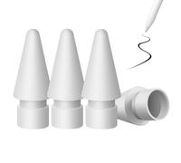 FENGRUI 4 Pack Tips Compatible with Apple Pencil Tip 1st Gen and 2nd Generation Nib,High Sensitivity Pencil Nibs Replacement Tips,White Nibs Accessories Suitable for Pad Pencil Nibs