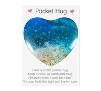 FENGRUI A Little Pocket Hug Heart,1Pcs Cute Pocket Hug Heart with Card Token Keepsake Ornament Gifts,Positivity Encourage Gift for Women Friends Birthday Wedding Valentine Thanksgiving