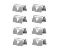 FENGRUI Wind Deflector Clips,8 Pcs Durabled Stainless Steel Wind Rain Deflector Fitting Clips Compatible with Heko G3,Automotive WindDeflector Retaining Clips for Enhance Vehicle Protection